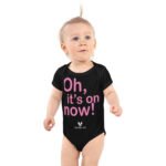 infant bodysuit its on pink
