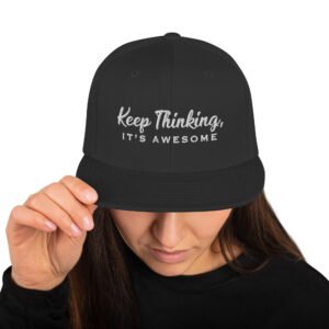 snapback hat keep thinking