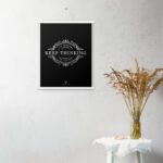 enhanced-matte-paper-poster-with-hanger-in-white-18x24-keep thinking