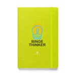 hardcover bound notebook binge thinker colors