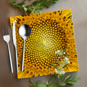 sunflower napkin