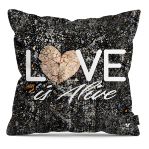 Love is Alive Throw Pillow