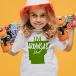 Live Arkansas Kind Kids Short Sleeve T-Shirt