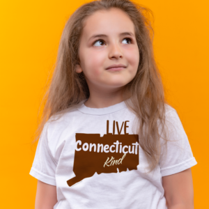 Live Connecticut Kind Kids Short Sleeve T-Shirt