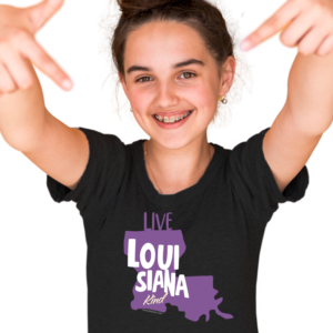 Live Louisiana Kind Kids Short Sleeve T-Shirt