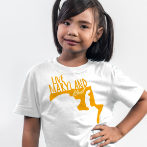 Live Maryland Kind Kids Short Sleeve T-Shirt