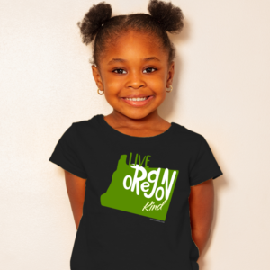 Live Oregon Kind Kids Short Sleeve T-Shirt