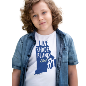 Live Rhode Island Kind Kids Short Sleeve T-Shirt