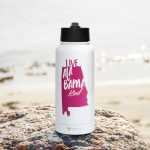 Live Alabama Kind Stainless Steel Water Bottle