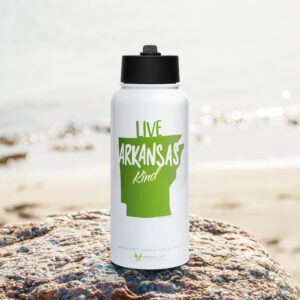 Live Arkansas Kind Stainless Steel Water Bottle