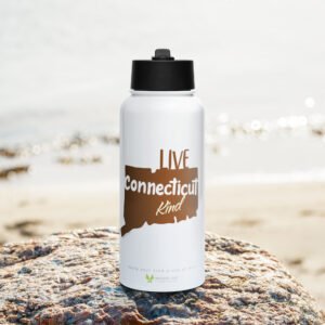 Live Connecticut Kind Stainless Steel Water Bottle