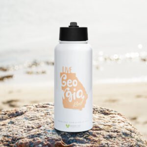 Live Georgia Kind Stainless Steel Water Bottle