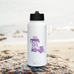 Live Louisiana Kind Stainless Steel Water Bottle