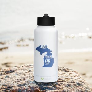 Live Michigan Kind Stainless Steel Water Bottle