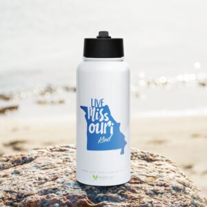 Live Missouri Kind Stainless Steel Water Bottle