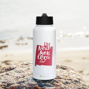 Live New Mexico Kind Stainless Steel Water Bottle