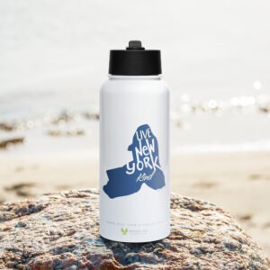 Live New York Kind Stainless Steel Water Bottle