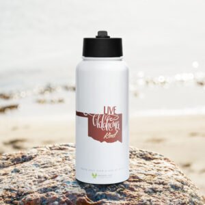 Live Oklahoma Kind Stainless Steel Water Bottle