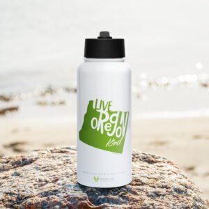 Live Oregon Kind Stainless Steel Water Bottle