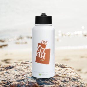 Live Utah Kind Stainless Steel Water Bottle