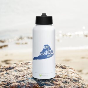 Live Virginia Kind Stainless Steel Water Bottle