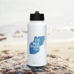 Live West Virginia Kind Stainless Steel Water Bottle