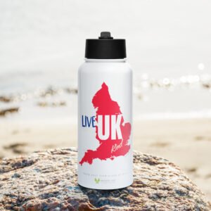 Live UK Kind Stainless Steel Water Bottle