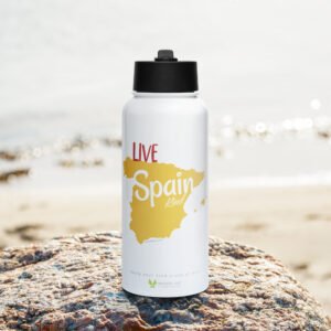 Live Spain Kind Stainless Steel Water Bottle