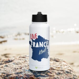 Live France Kind Stainless Steel Water Bottle