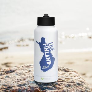 Live Finland Kind Stainless Steel Water Bottle