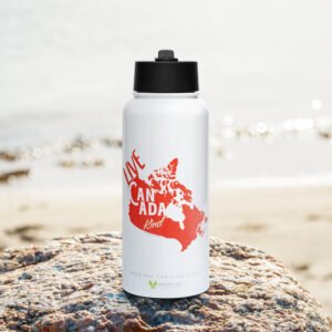 Live Canada Kind Stainless Steel Water Bottle