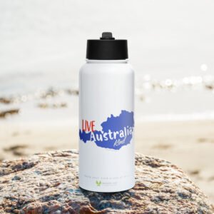 Live Australia Kind Stainless Steel Water Bottle