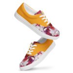 Women's Fall Leaves Lace-up Canvas Shoes