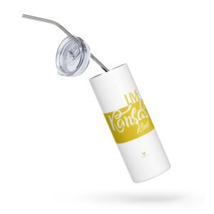 Live Kansas Kind Stainless steel travel tumbler
