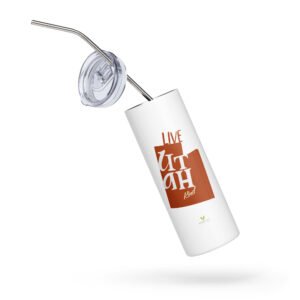 Live Utah Kind Stainless steel travel tumbler